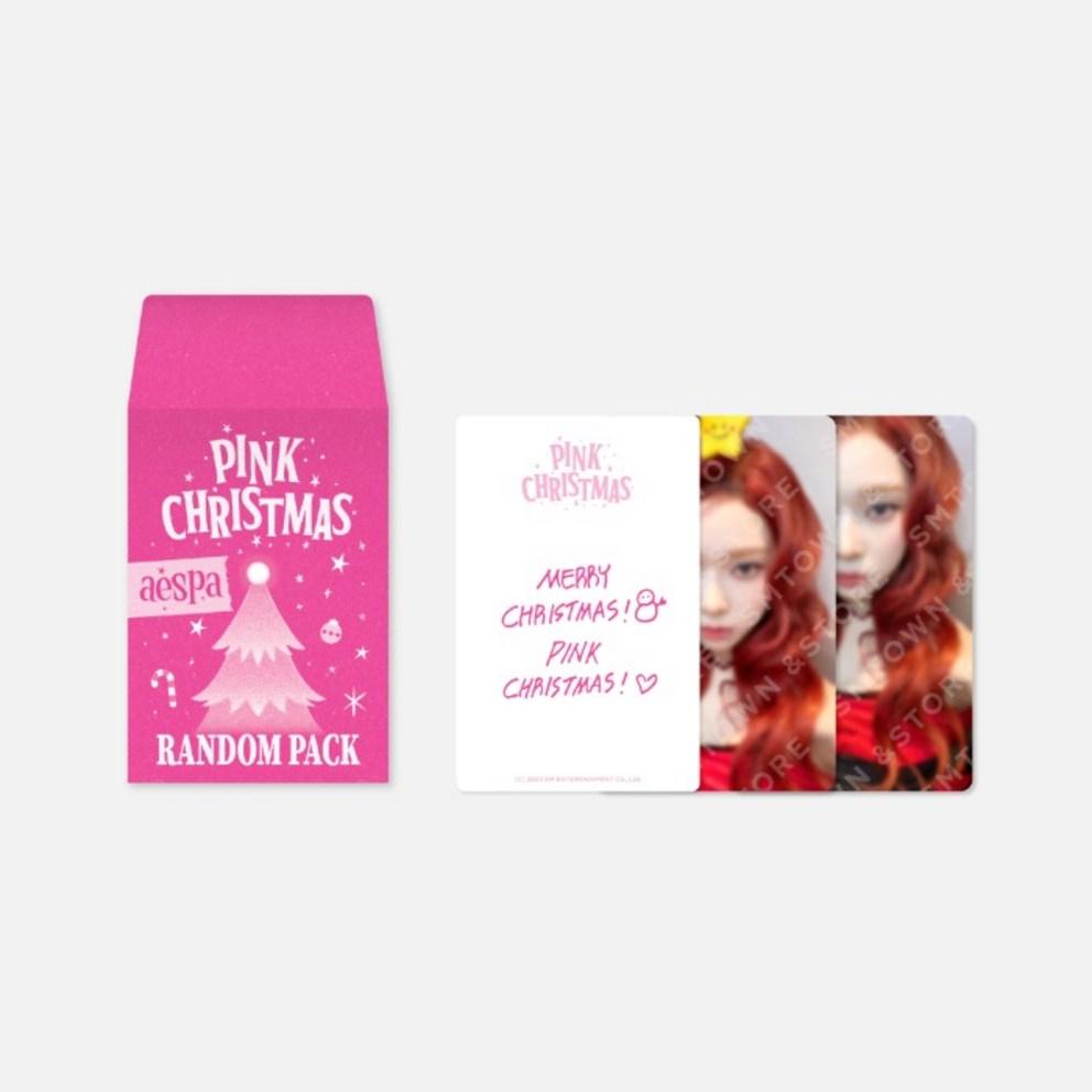 Aespa 2023 Pink Christmas Random Pack Trading Cards Karina Winter Ningning Giselle Photocard Photocard