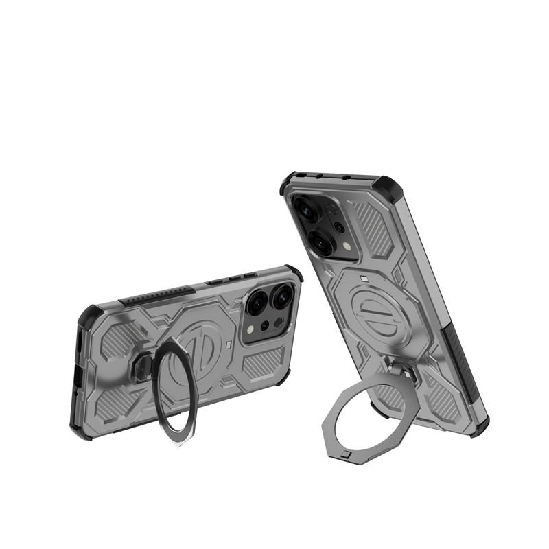 For OPPO Reno14 Case OPPO Reno14 Cover Holder Magnetic Wireless Charging Bumper Shield Protective Phone Cases On Reno 14 Funda