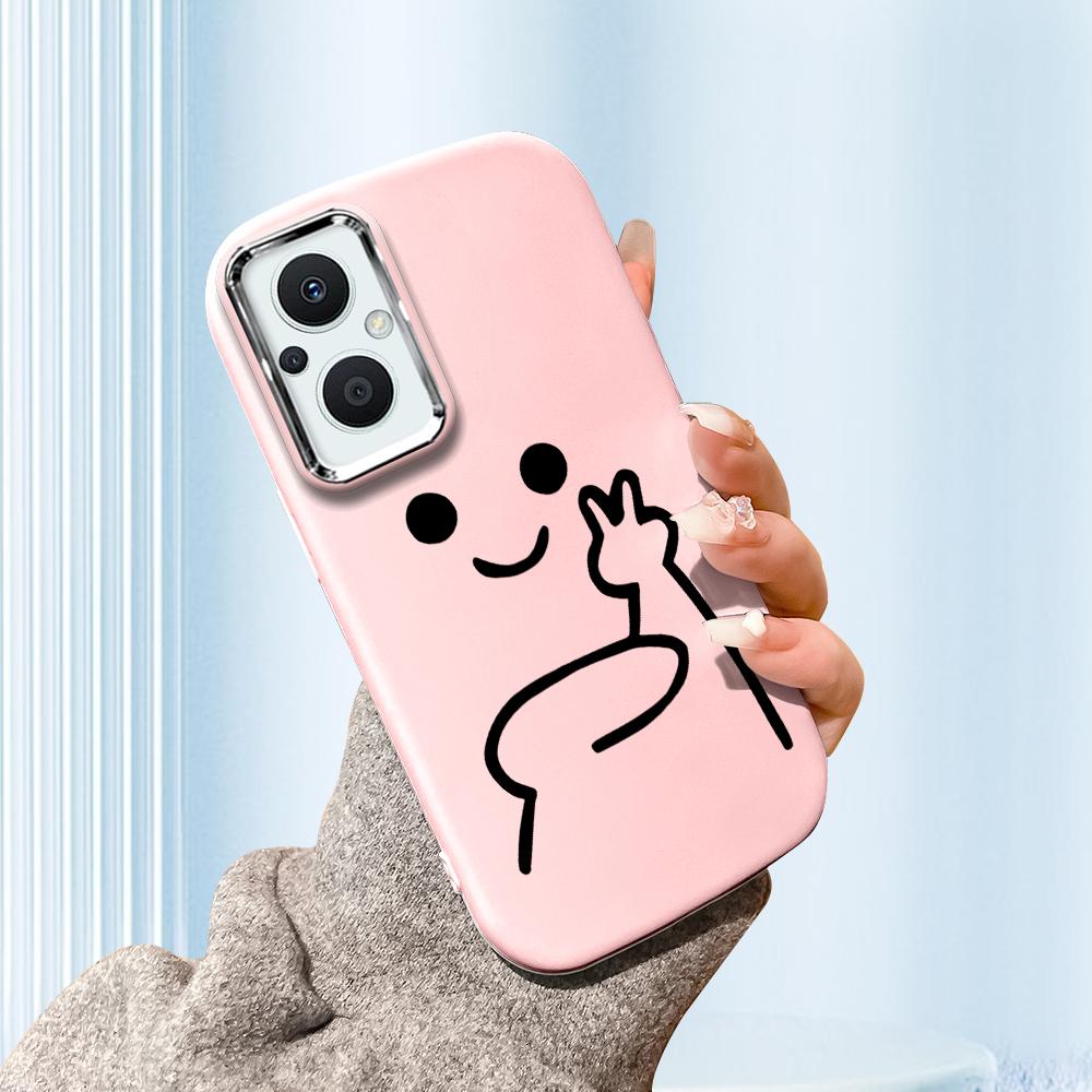 For Vivo V23 V25 V27 V29 V30 Y27S Y28 Y33S Y36 Infinix Hot30I Hot40 Tecno Spark20 Cartoon Black Cat Silver Edge Soft Liquid Silicone Protective Casing