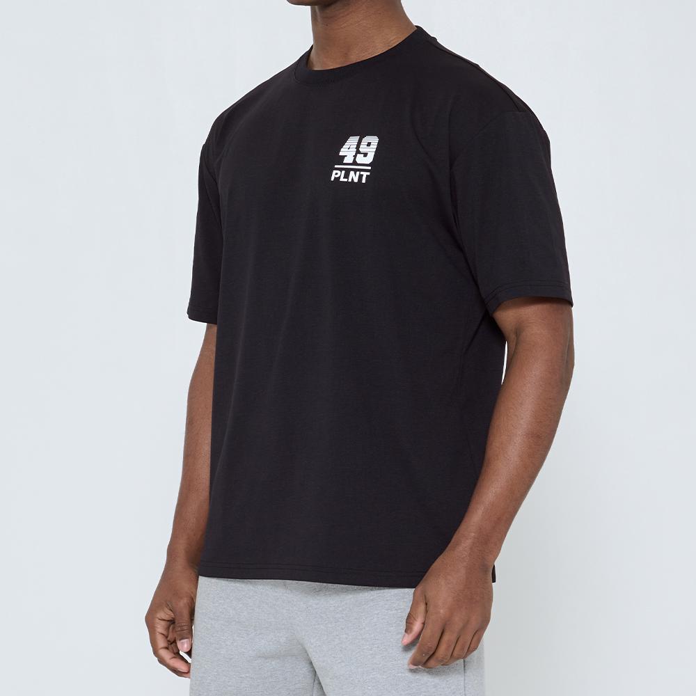 Peullaeniteu [2Pack] Quick-Dry Semi-Overfit Back Logo T-Shirt (Type A)
