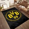 Borussia Dortmund Floor Mat Design For Foyer Outdoor Study Room Playrooms Antislip Carpet Anime Office Decor Wedding Party Gift