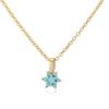 Exquisite Simple Zircon Flower Pendant Necklace Sweet Romantic Jewelry For Women