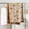 High-End Temperament Scarf Women, Double-Sided Love Winter Warm Shawl, Thickened Scarf