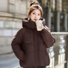 Hooded Short Loose Thick Warm Jacket