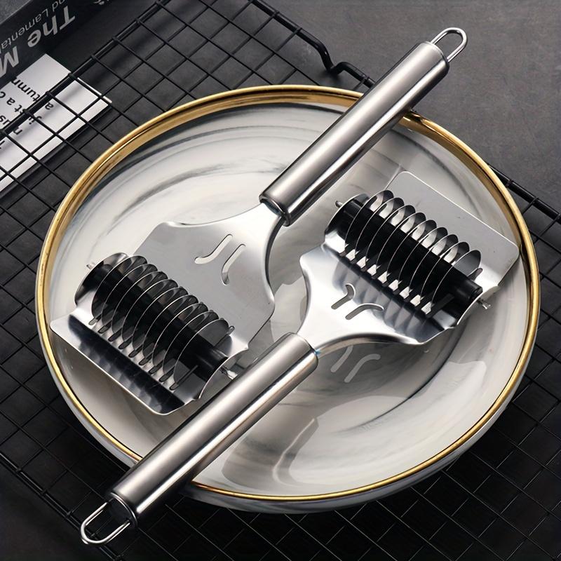 Stainless Steel Manual Noodle Cutter Rolling Vegetable Slicer Kitchen Tool