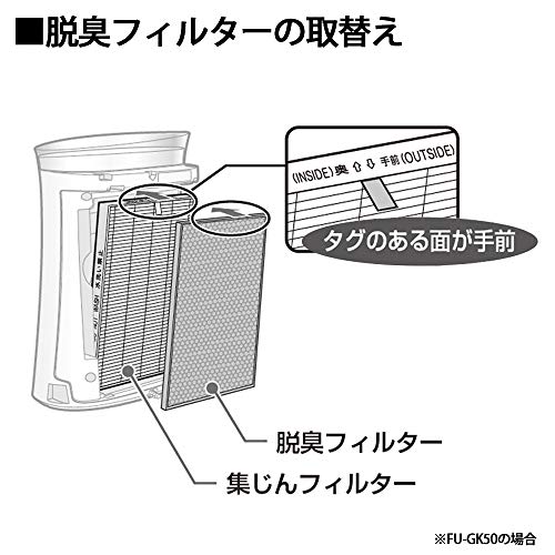 [Genuine product] Sharp mosquito repellent air purifier deodorizing filter FZ-GK50DF