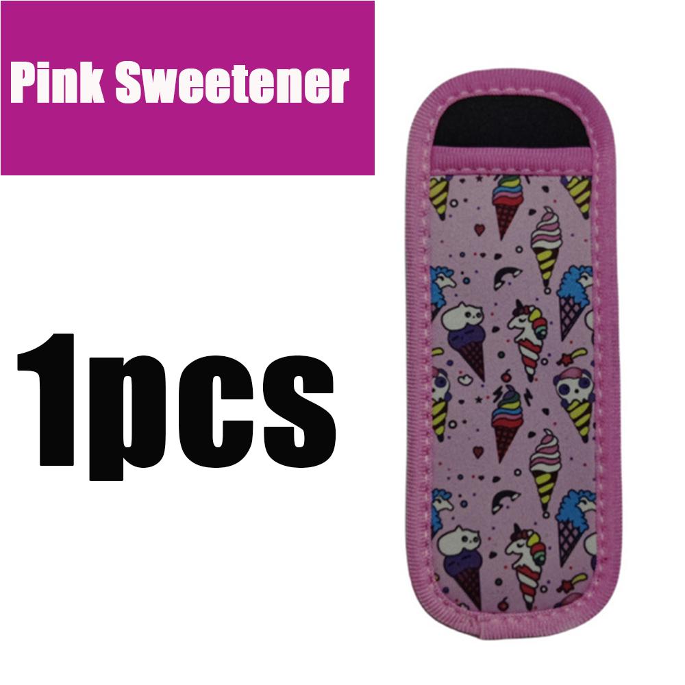 Popsicle Holders Bags Ice Pop Reusable Cartoon Pattern For Yogurt Tubes Freezer Juice Bars Colorful Sleeves Protective Cover