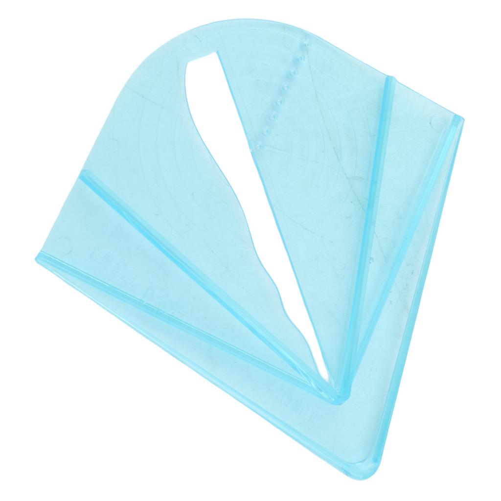 Acrylic Center Finder Round Circle Woodworking Ruler Tool for Irregular Wood