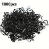 1000 Stück Transparente Elastische Haargummis Mini Haargummis Geflochtene Pferdeschwänze Haargummis Damen Haaraccessoires