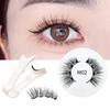 Miumi - Set: Natural Wispy Magnetic Glue-Free False Eyelashes + Applicator
