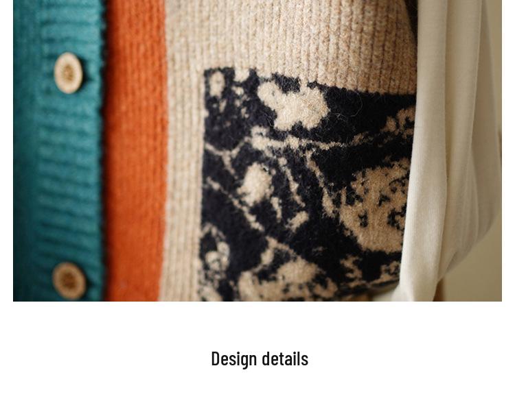 Women's 2023 Retro Loose Knit Vest Cardigan Sweater Shawl for Spring and Autumn