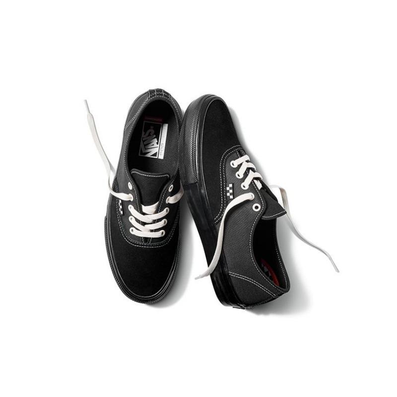 Vans Authentic Unisex Shock-absorbing Durable Lightweight Breathable Low-top Skate Shoes Black VN0A5FC8BLK