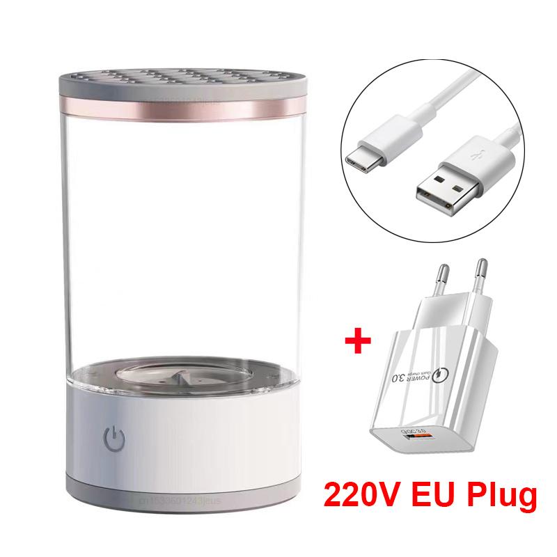 Electric Makeup Brush Portable Automatic Rotary Makeup Brush Cleaning Stand Lazy Washer Quick Dry Makeup Brush Cleaning Tools