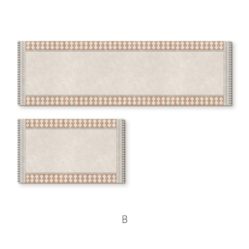 Wabi-Sabi Kitchen Mat: Water-Absorbent, Quick-Drying, Stain-Resistant, Easy-Clean Diatomaceous Earth Anti-Fall & Anti-Slip Floor Pad