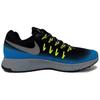 Nike Air Zoom Pegasus 33 Shield Black Blue Glow Unisex Sneakers Metallic-Silver 849564-004