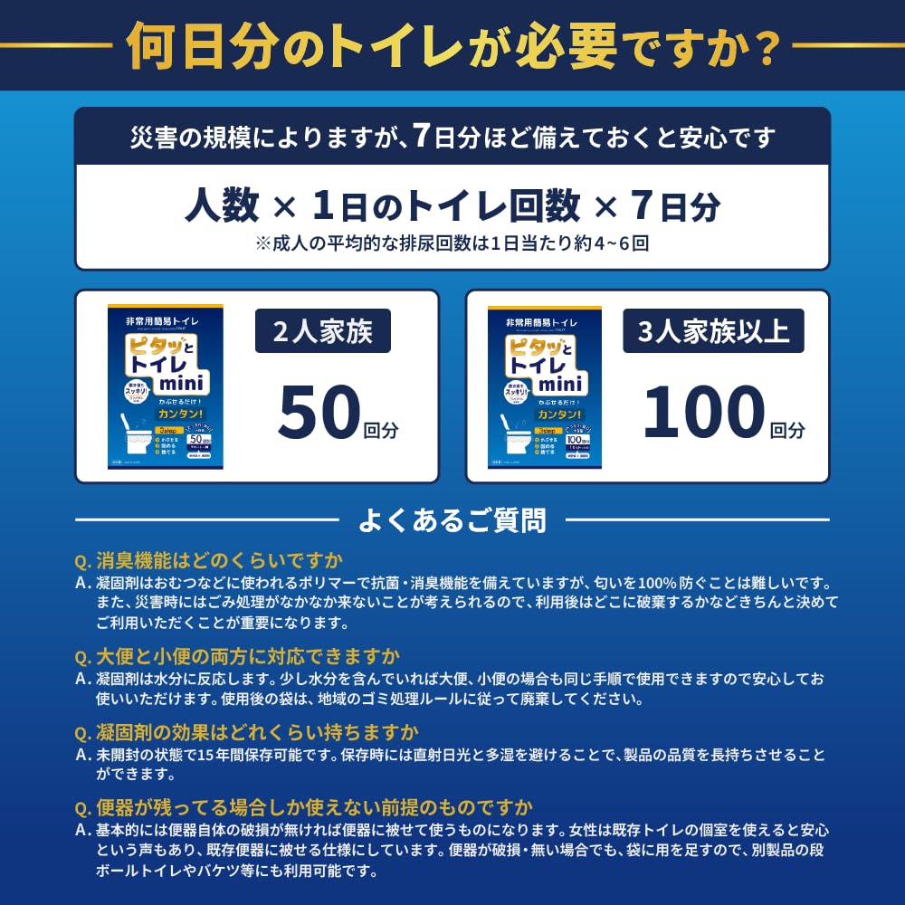 By a Disaster Prevention Pitatto Toilet 100 Made In Emergency Portable Disaster Prevention for Water Nursing Traffic Outdoor Activities [Supervised