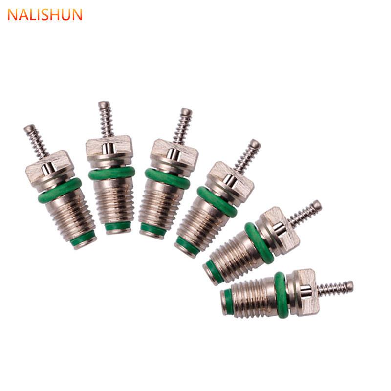119 High-pressure Metal Car A/c Valve Core Key With Fast Discharge Valve Green