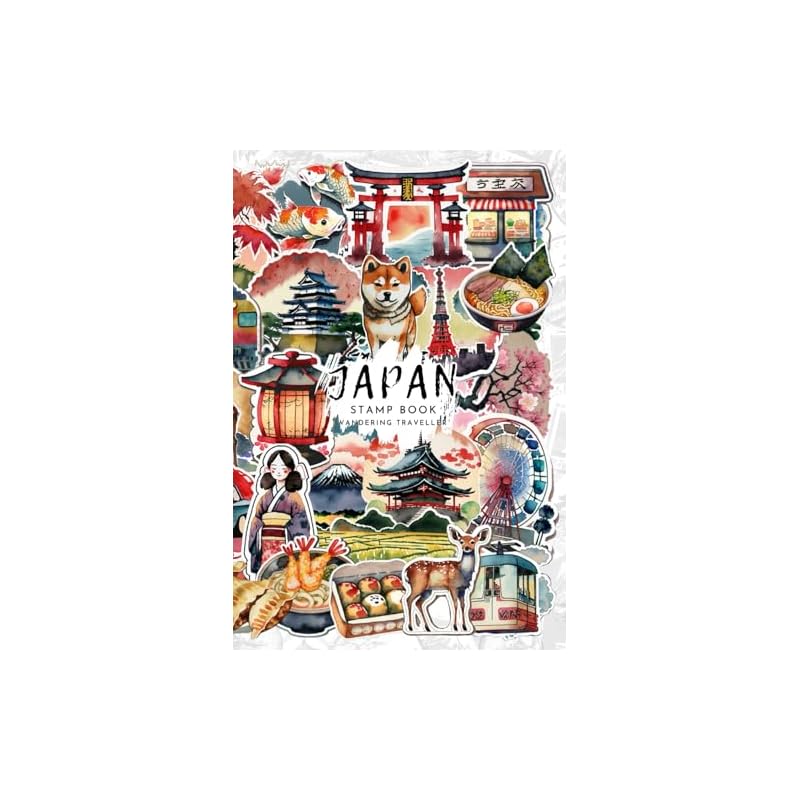 Japan Eki Stamp Travel Journal Book: Wandering Traveler - Pocket/Passport Edition