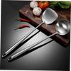 Yardenfun Stainless Steel Wok Spatula, Kitchen Cooking Shovel, Durable Kitchen Spatula with Sleek Design, Easy To Use, Hangable Storage, Dishwasher Sa