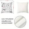 Cute Cat And Heart Patterned Decorative Throw Pillows Polyester pillowcase, sofa decorative cushion cov Headboard Pillow