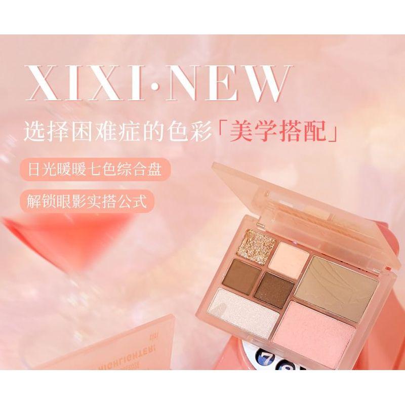 xixi - Sunlight Warm 7 Shades Eyeshadow Palette - Glacial Gleam