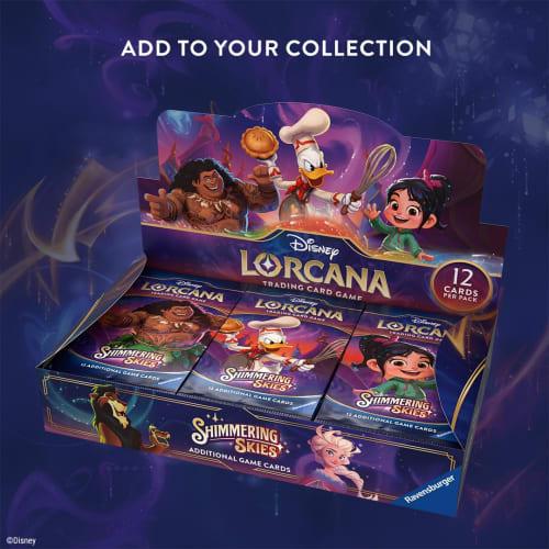 Ravensburger Disney Lorcana TCG: Twinkling Skies Booster Pack Display | 24 Packs with 12 Trading Cards Each | Perfect for Collectors and Disney Fans |