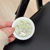 Round Solid Color Small Fresh Magnetic Attraction Suitable For Magsafe Mobile Phone Airbag Bracket Rhinestone Creative Cat Claw Telescopic