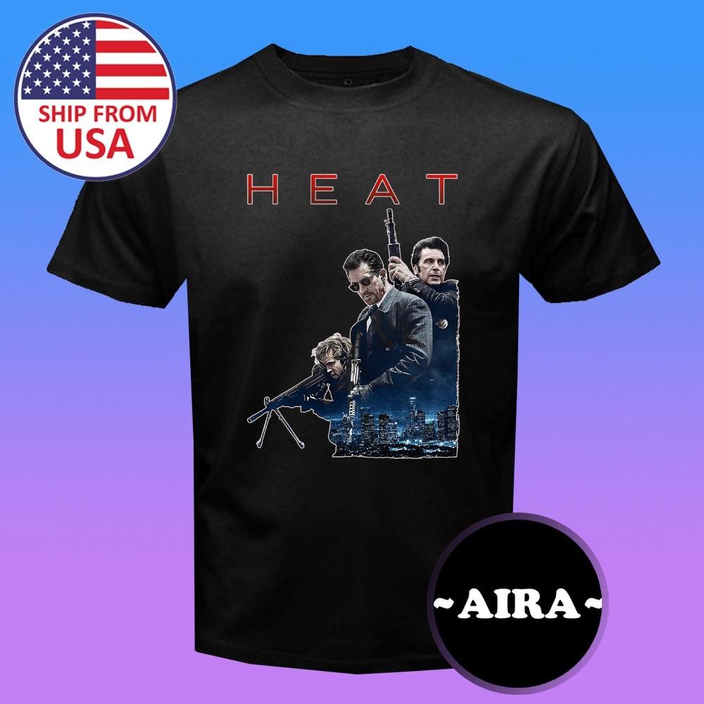 HEAT Action Movie Robert De Niro Men s Black Size S-5XL 2XL