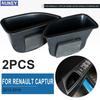 Per Renault Captur Kaptur Samsung QM3 Auto Maniglia Porta Anteriore Scatola Porta Telefono Porta Carte Scomparto Accessori di Aggiornamento Styling Auto