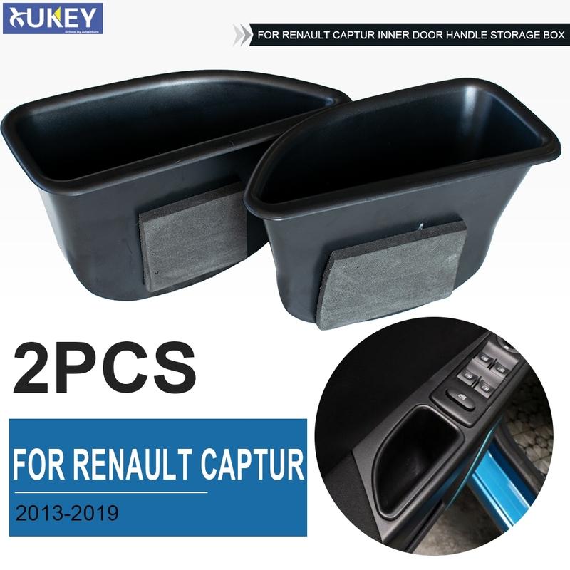 Per Renault Captur Kaptur Samsung QM3 Auto Maniglia Porta Anteriore Scatola Porta Telefono Porta Carte Scomparto Accessori di Aggiornamento Styling Auto