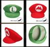 Super Mario Bros Red Green Cosplay Hat Unisex Costume Prop Gift