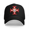 Portugese Tempelierskruis Met Schild Baseballpet Mannen Hoeden Vrouwen Vizier Bescherming Snapback Tempelierspetten