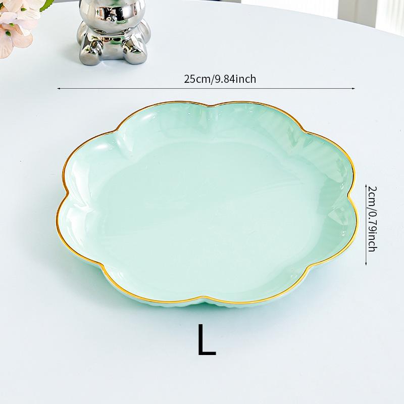 2024 Premium Food-Grade Bone Dish - Elegant Snack & Fruit Plate for Dining