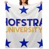 Hofstra University Throw Blanket Bed covers Flannel Soft Plaid Thin Blankets