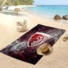 Bournemouth Football Print Beach Towel, Large Soft Quick Dry Towel for Beach Camping Swimming