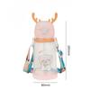 Cartoon Reindeer Antler Plastic Cup With Handle And Straw Large Capacity Student Gift Water Bottle For Kids KTY