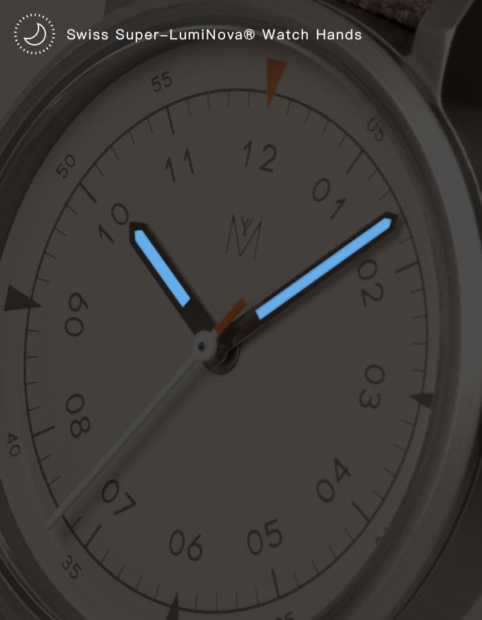 Maven Watches 34mm THE URBAN SCOUT SERIES Minimal Fashion Watch ORANGE P [Official Shop] (MUS-01 34MM)