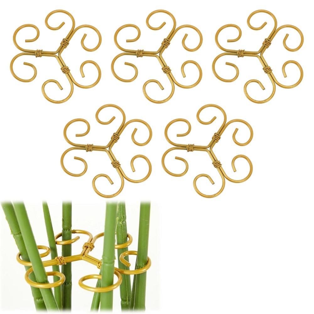 5Pcs Iron Monstera Plant Support Reusable Compact Monstera Plant Support Hooks Round Easy To Use Monstera Plant Stem Support
