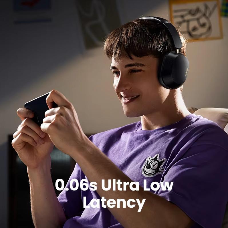 Ugreen HiTune Max5c Head Mounted Bluetooth Wireless Earphones with Adaptive Noise Reduction and 75 Hour Long Battery Life