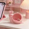 Clutter Storage Container Cute Snail Box, 3D Printed Novelty Ornament, Trinket Small Jewelry Box Holder with Lid, Fun Desk Organizer for Hair Ties