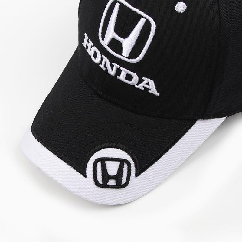 Embroidered Car Adjustable Sport Baseball Casual Cap Casual Hat For Honda Civic Fit Jazz Accord Pilot CRV Odyssey Passport City