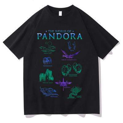 Avatar Die Welt von Pandora T-Shirts Avatar Pandora Grafikbekleidung Unisex Bequemes Baumwoll-T-Shirt Kurzarm-Oberteil