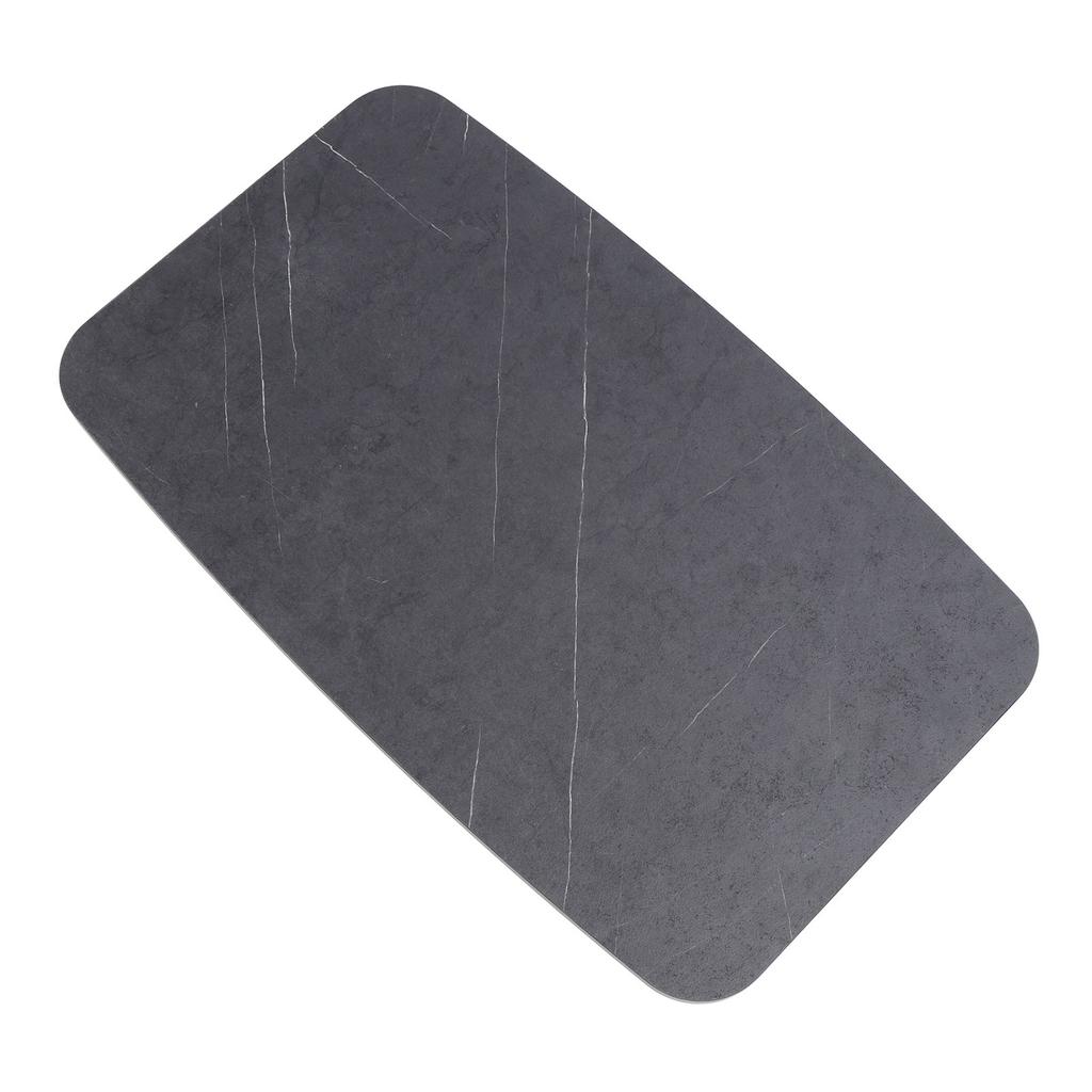 RV Table Top 29.53x17.72in Solid Wood Rectangular Boat Tabletop Panel with Marble Pattern for Marine Yacht Motorhome