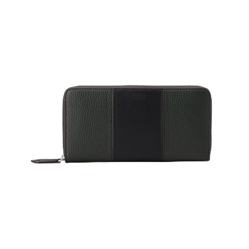 

[ Takeo Kikuchi ] wallet line blocking round zipper long wallet 07008402 men s Green(525) 00