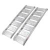 Ruedamann Aluminum Set of Long X 34cm 1600kg Weight Aluminum Ramp for Ladder Firewood Farm Silver Ladders, 2, 122.5cm Wide, Capacity, Motorcycles,