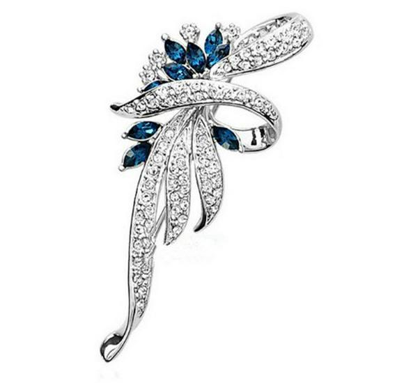 High-Grade Pearl Flower Brooch Scarf Pin for Women and Men