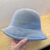 Thin Fisherman's Hats Knitted Sun Hat Fashion Women Bucket Hat  Outdoor Beach Vacation Wear