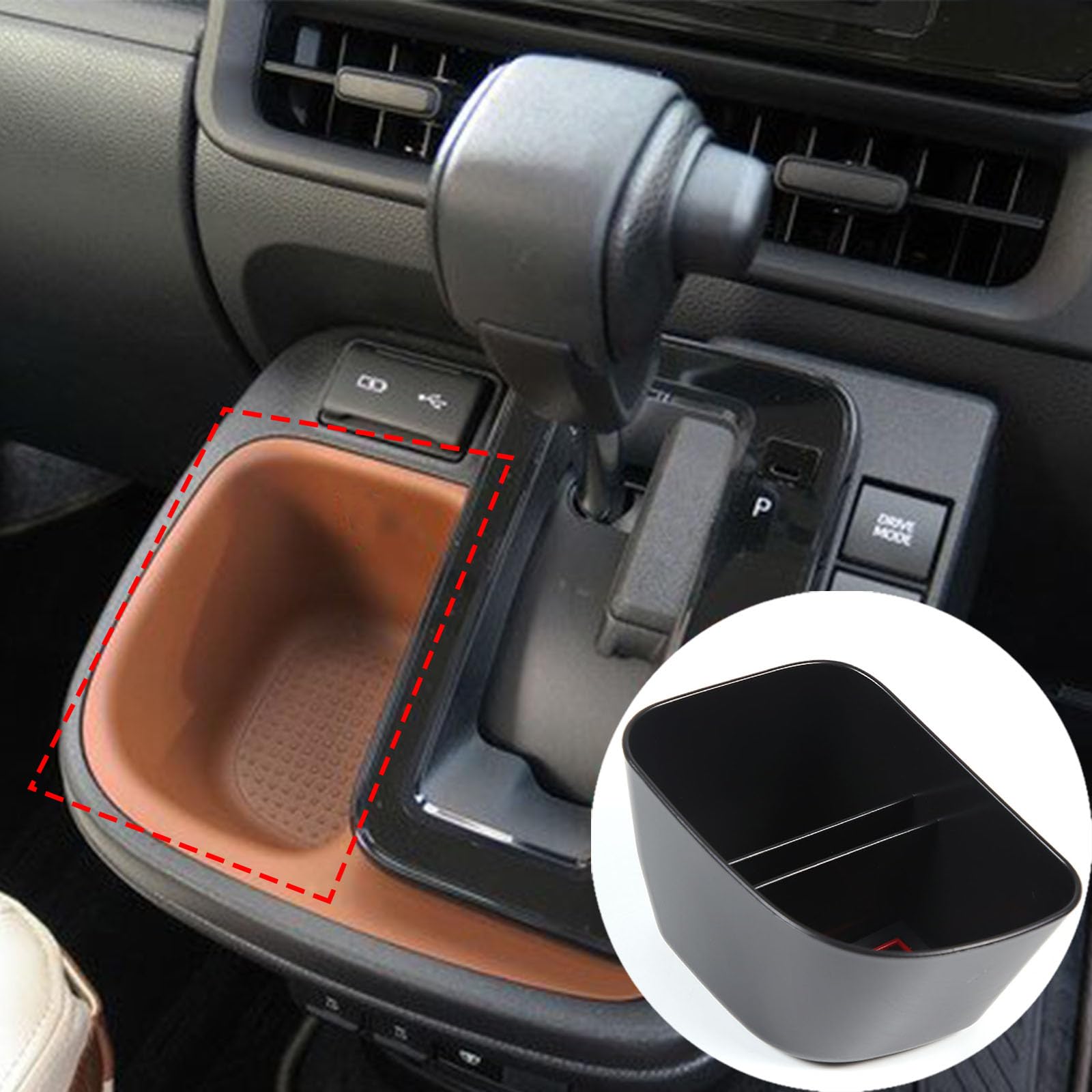 

Hcilloend Бокс для хранения для новой Toyota Sienta 2022 по настоящее время Хранение на центральной консоли Сумка для хранения на приборной панели Сделано из большого, легкого и удобного интерьера