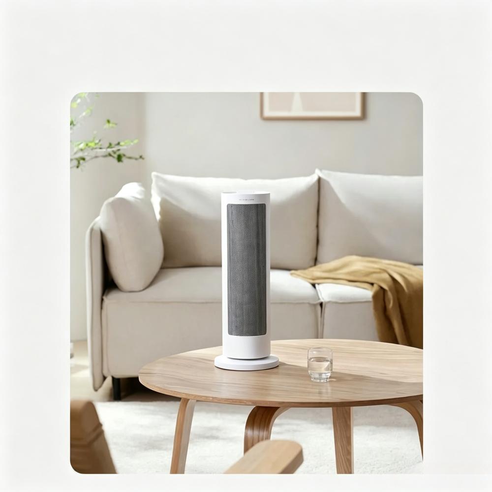 2,000W Wide-angle 70°Fan Heater Lightweight and Compact High Power Multiple Safety Feature CN Version With Adapter