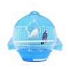 A302 Portable Finch and Budgie Birdcage - Round, Metal and Plastic Design